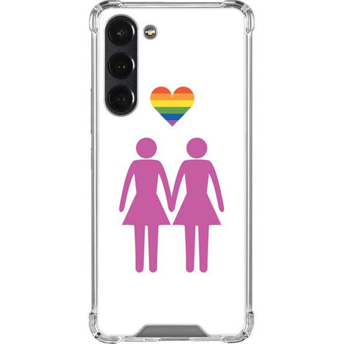 Pink Pride Galaxy S23 Plus Clear Case
