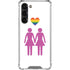 Pink Pride Galaxy S23 Plus Clear Case