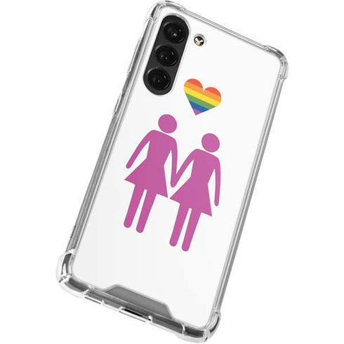 Pink Pride Galaxy S23 Plus Clear Case