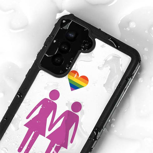 Pink Pride Galaxy S23 Plus Waterproof Case
