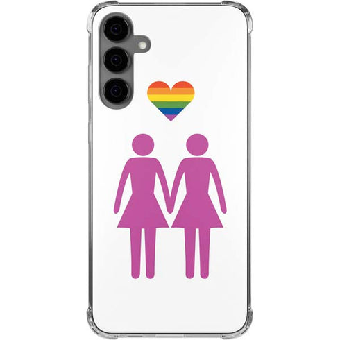 Pink Pride Galaxy S24 Plus Clear Case