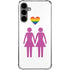 Pink Pride Galaxy S24 Plus Clear Case