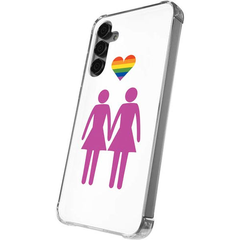 Pink Pride Galaxy S24 Plus Clear Case