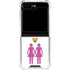 Pink Pride Galaxy Z Flip5 5G Clear Case