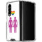 Pink Pride Galaxy Z Fold4 5G Clear Case