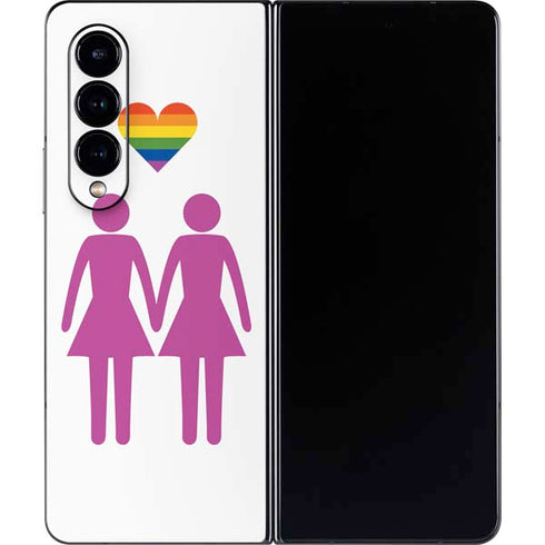 Pink Pride Galaxy Z Fold4 5G Skin