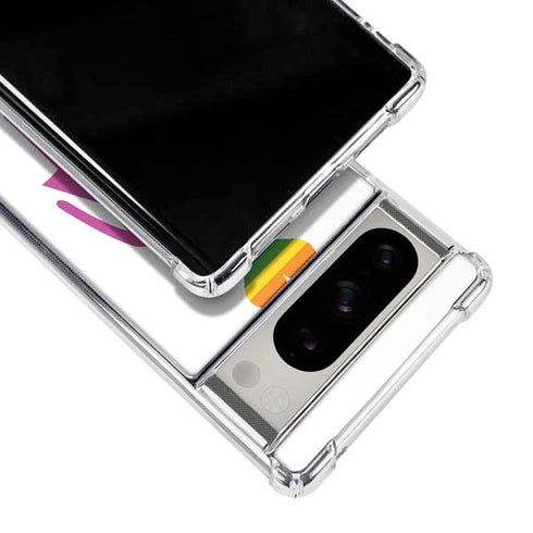 Pink Pride Google Pixel 8 Pro Clear Case
