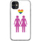 Pink Pride iPhone 11 Clear Case