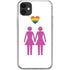 Pink Pride iPhone 11 Clear Case