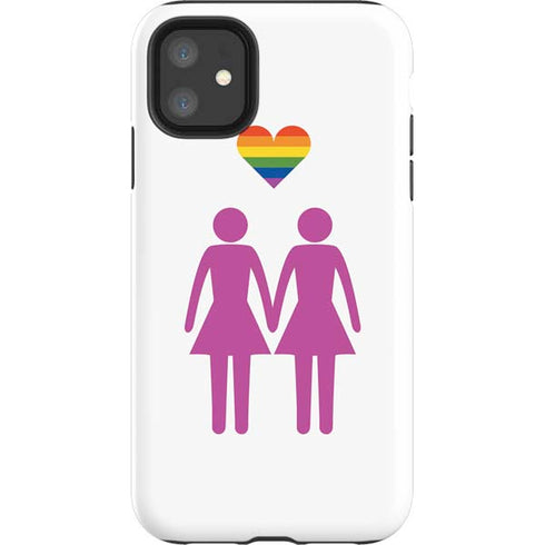 Pink Pride iPhone 11 Impact Case
