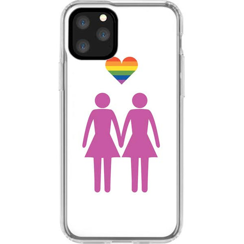 Pink Pride iPhone 11 Pro Clear Case