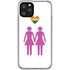 Pink Pride iPhone 11 Pro Clear Case