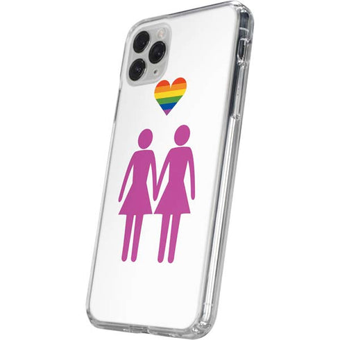 Pink Pride iPhone 11 Pro Clear Case