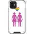 Pink Pride iPhone 12 Clear Case