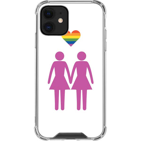 Pink Pride iPhone 12 Mini Clear Case