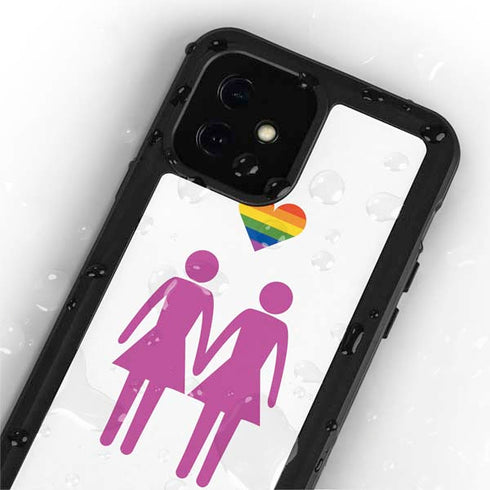 Pink Pride iPhone 12 Mini Waterproof Case