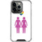 Pink Pride iPhone 13 Pro Clear Case