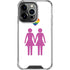 Pink Pride iPhone 13 Pro Clear Case