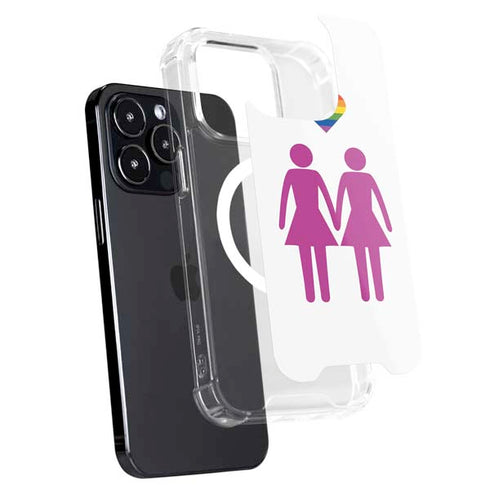 Pink Pride iPhone 13 Pro Max MagSafe Case