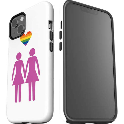 Pink Pride iPhone 14 Plus Impact Case