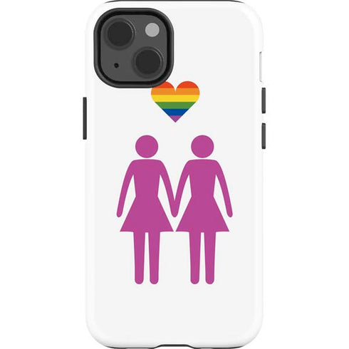 Pink Pride iPhone 15 Impact Case