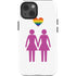 Pink Pride iPhone 15 Impact Case