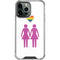 Pink Pride iPhone 14 Pro Max Clear Case