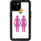 Pink Pride iPhone 15 Plus Waterproof Case
