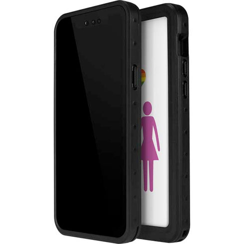 Pink Pride iPhone 15 Plus Waterproof Case