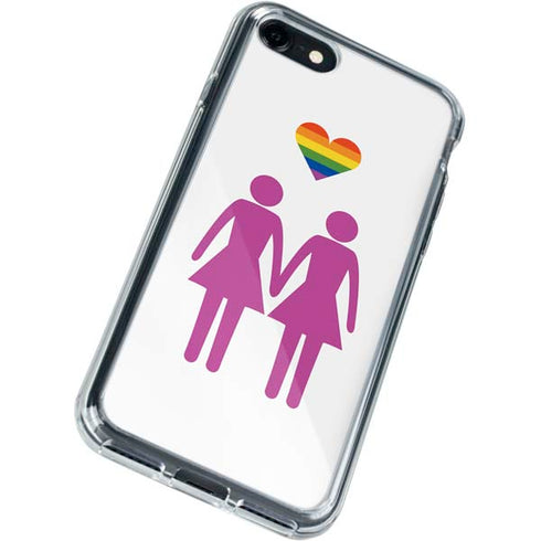 Pink Pride iPhone SE (2nd & 3rd Gen) Clear Case