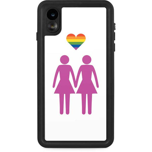 Pink Pride iPhone XR Waterproof Case