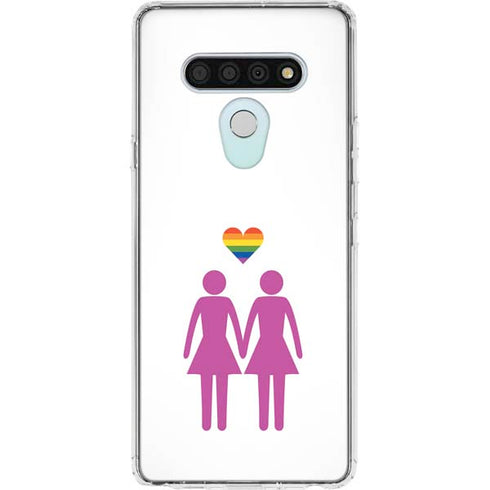 Pink Pride LG Stylo 6 Clear Case