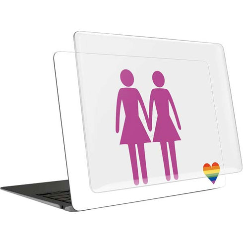 Pink Pride MacBook Air 13in (2020) Case plus Skin