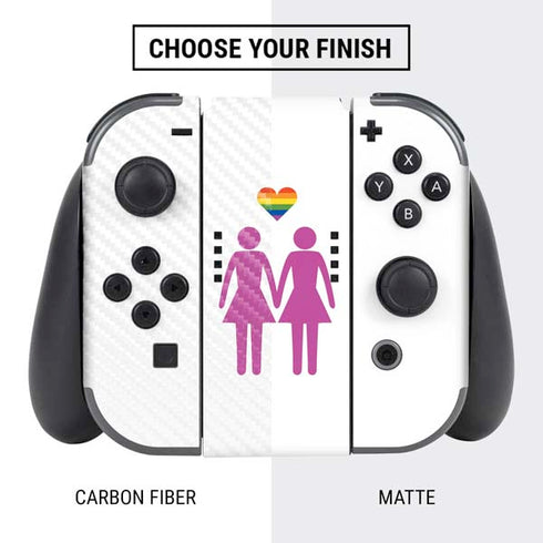 Pink Pride Nintendo Switch Bundle Skin