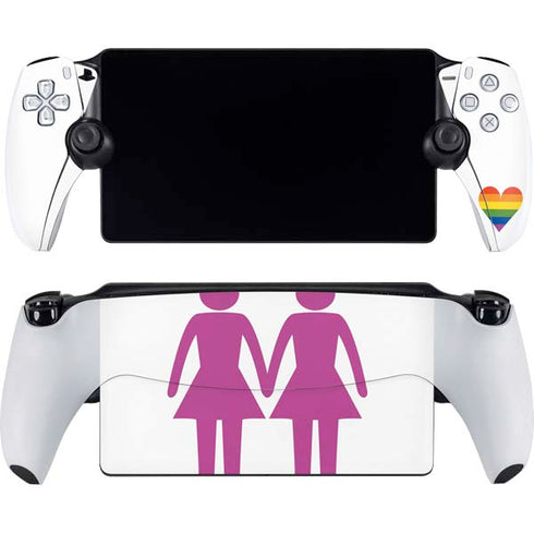 Pink Pride PlayStation Portal Remote Player Skin