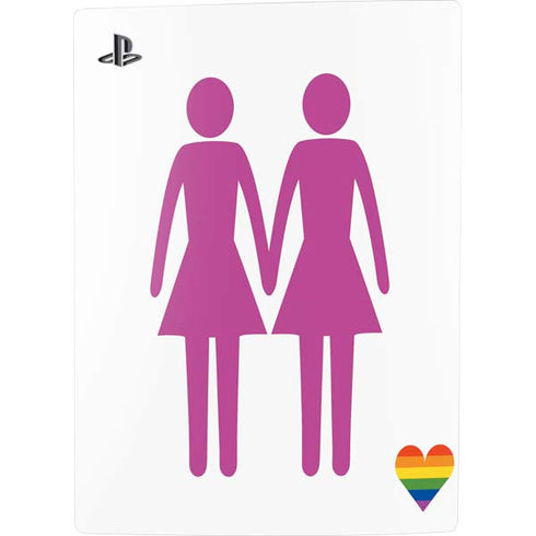 Pink Pride PS5 Digital Edition Bundle Skin