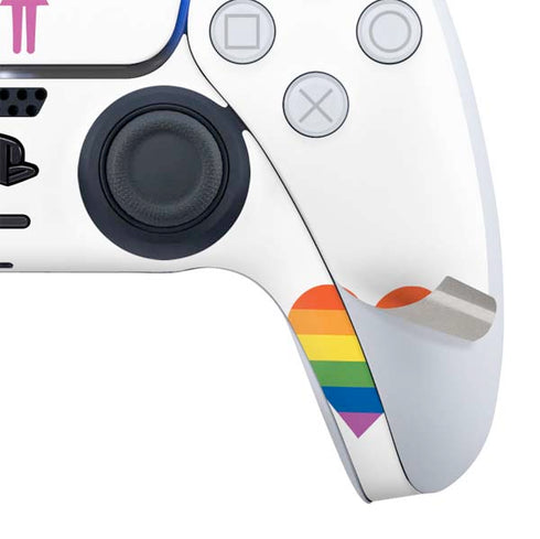 Pink Pride PS5 Slim Digital Edition Bundle Skin
