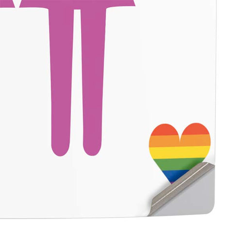 Pink Pride PS5 Slim Digital Edition Console Skin