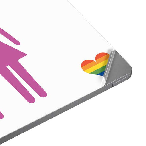 Pink Pride Universal Laptop 16in (13 x 9.4in) Skin
