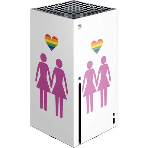 Pink Pride Xbox Series X Console Skin
