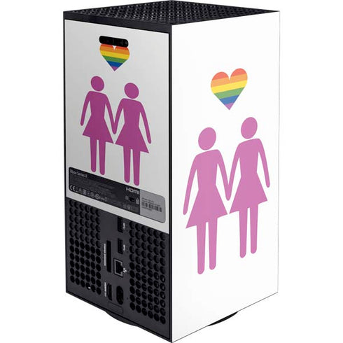 Pink Pride Xbox Series X Console Skin
