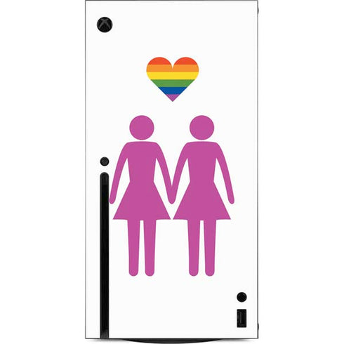 Pink Pride Xbox Series X Console Skin