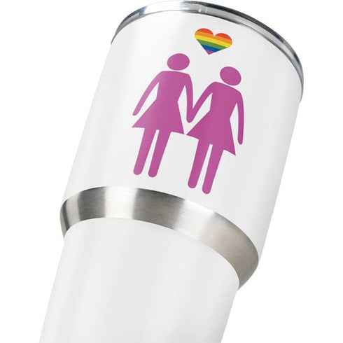 Pink Pride Yeti 30oz Rambler Tumbler Skin