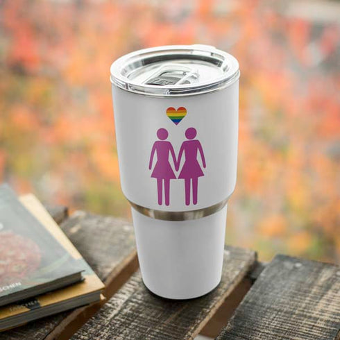 Pink Pride Yeti 30oz Rambler Tumbler Skin