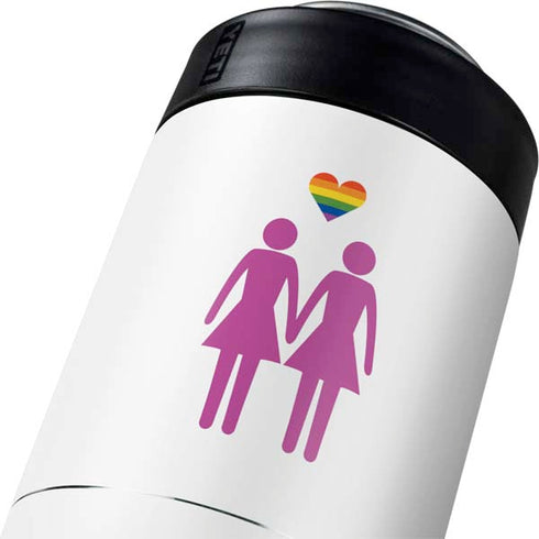 Pink Pride Yeti Colster Can Insulator Skin