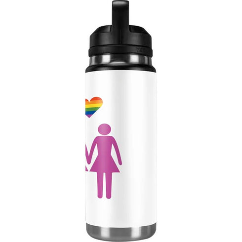 Pink Pride YETI Rambler 26oz Bottle Skin