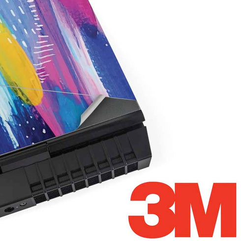 Pink Sparkle Brush Stroke by Etta Vee Dell Alienware Skin