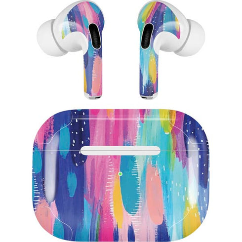 Etta Vee Pink Sparkle Brush Stroke Apple AirPods Pro Skin