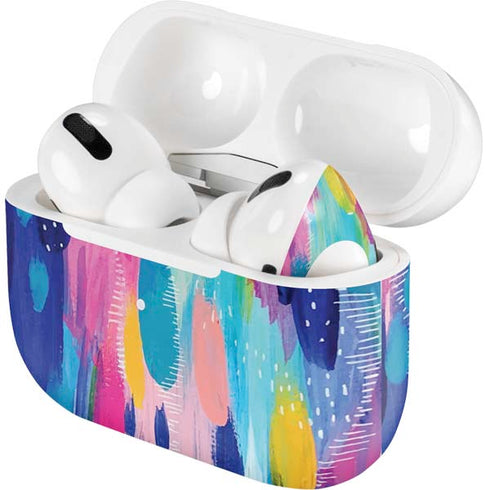 Etta Vee Pink Sparkle Brush Stroke Apple AirPods Pro Skin