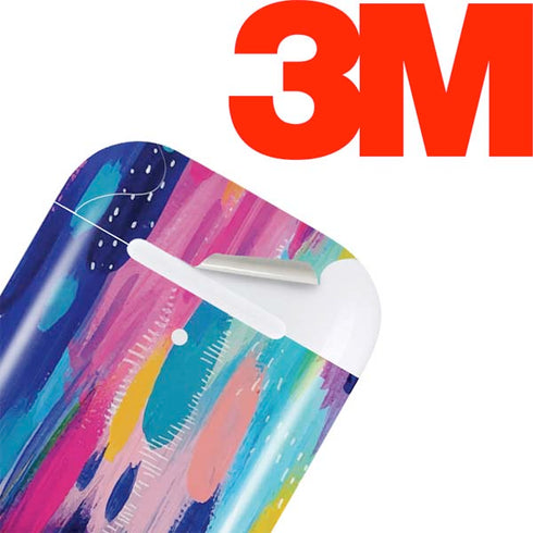 Etta Vee Pink Sparkle Brush Stroke Apple AirPods Skin